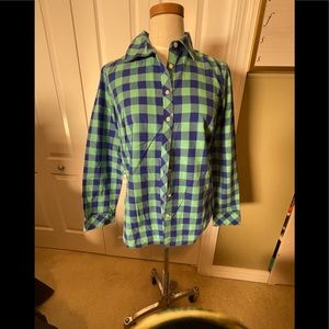 Talbots flannel ladies shirt.